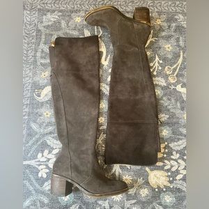 Lucky Brand Rayla grey suede boots